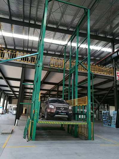 液壓升降貨梯-導軌鏈條式 液壓升降貨梯-導軌鏈條式